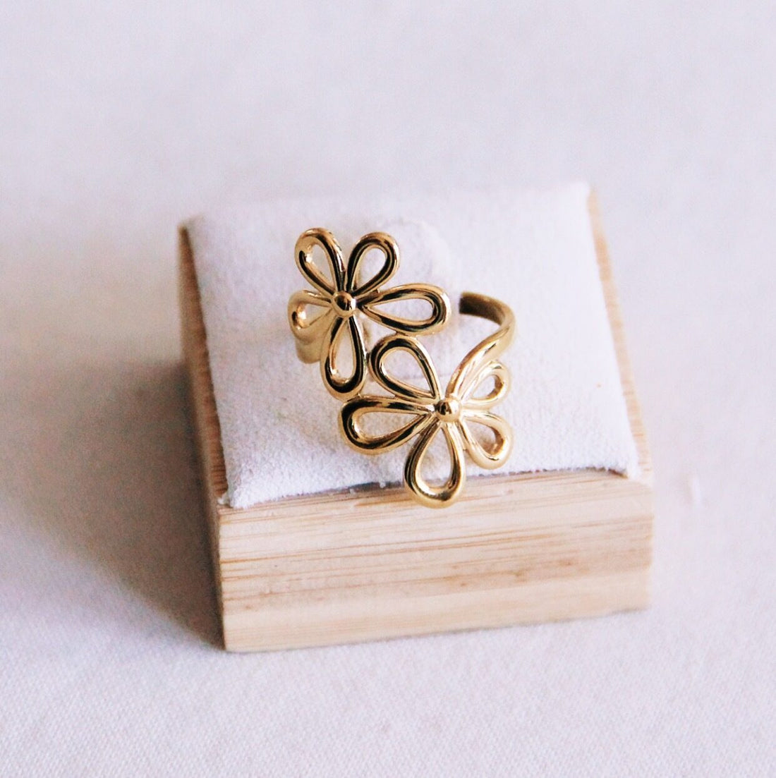 2 flower ring Bazou