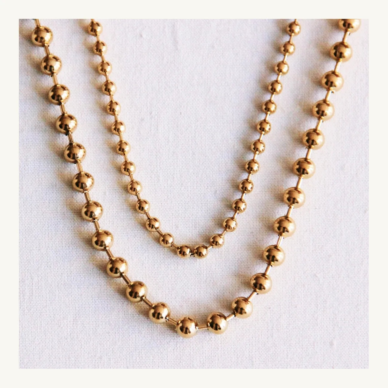 Ballchain necklace Bazou