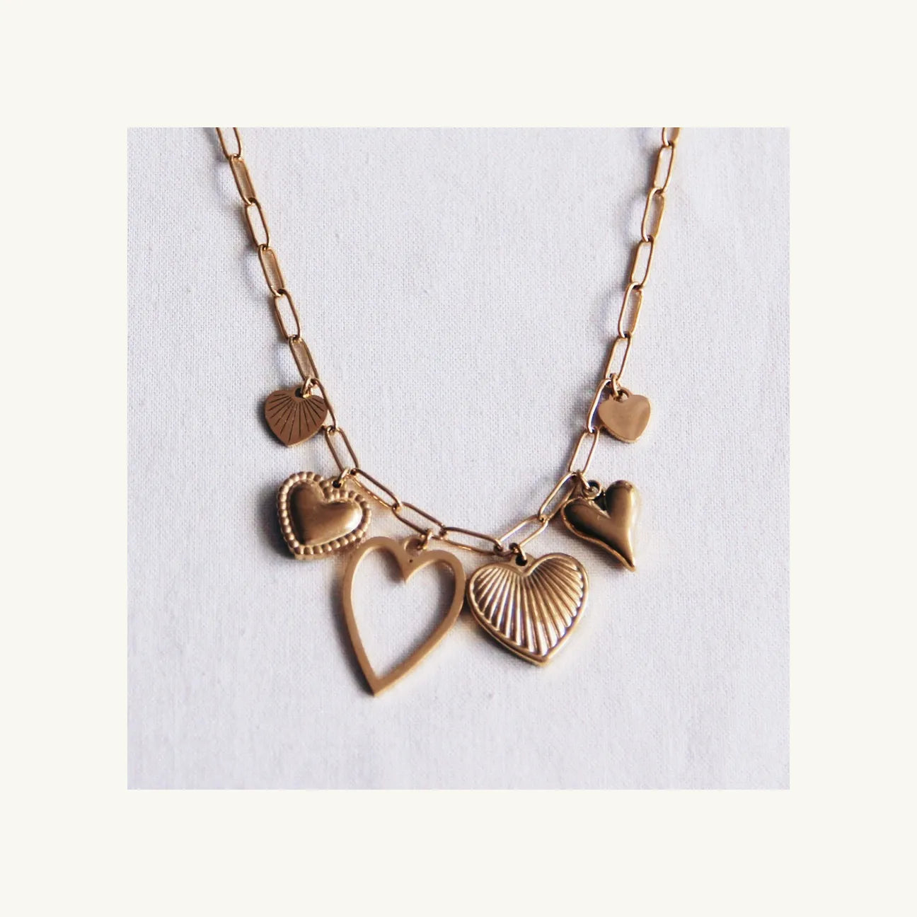 Charm heart necklace Bazou