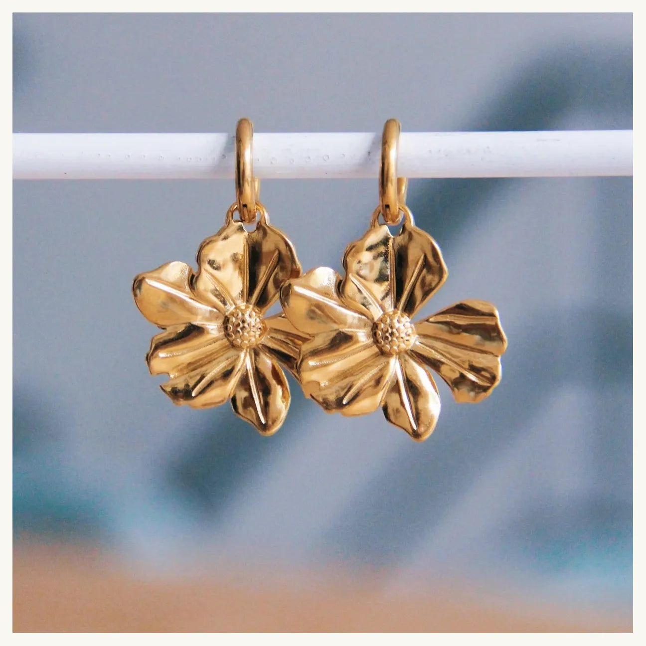 XL Flower earrings Bazou