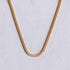 Flat snake necklace Bazou