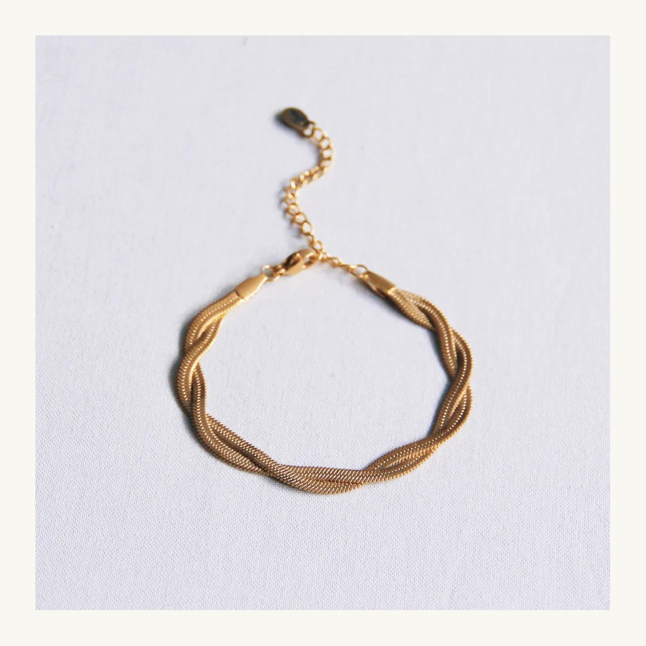 Gevlochten snake bracelet