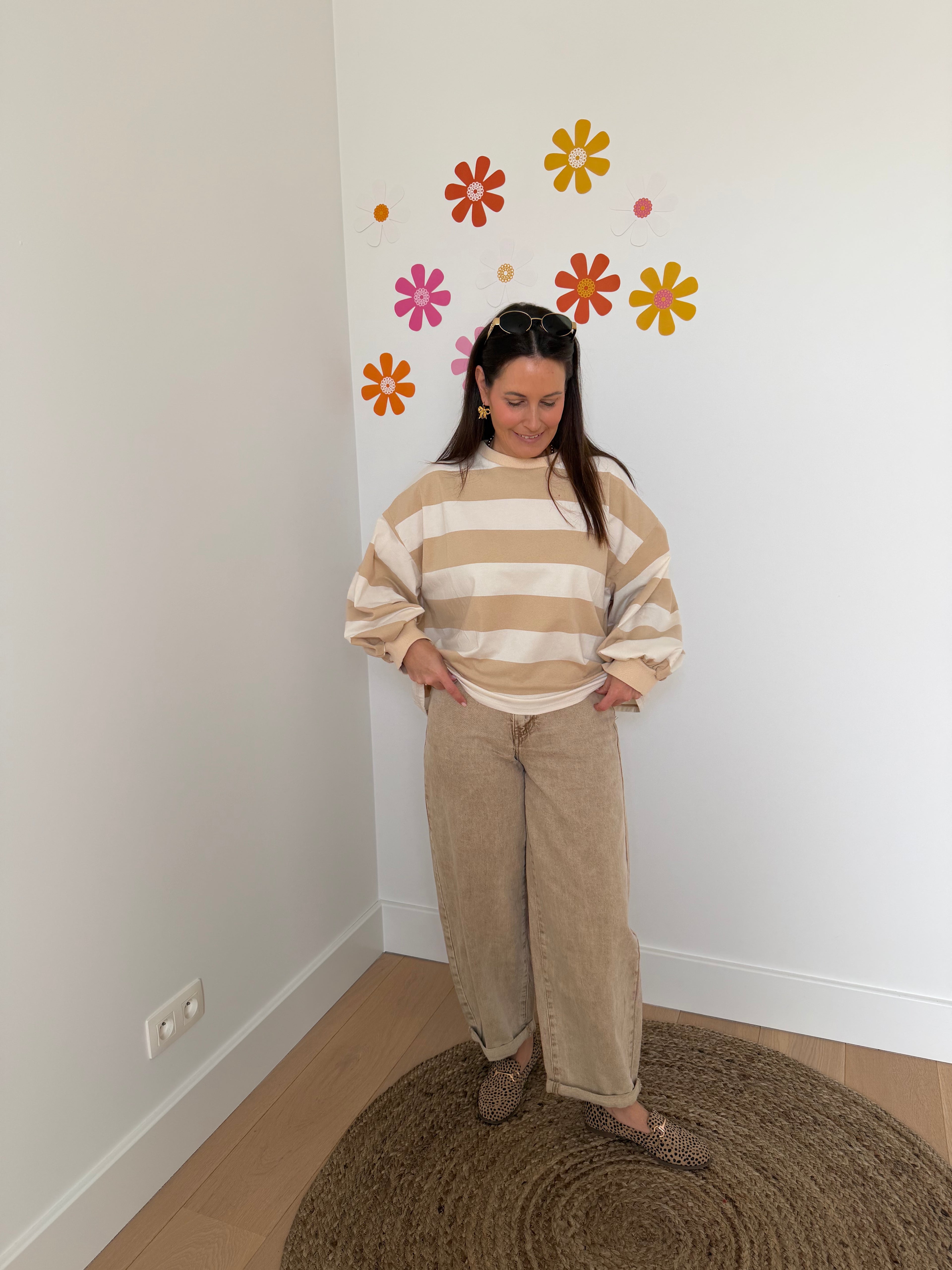 Ecru balloon jeans - My Dressing