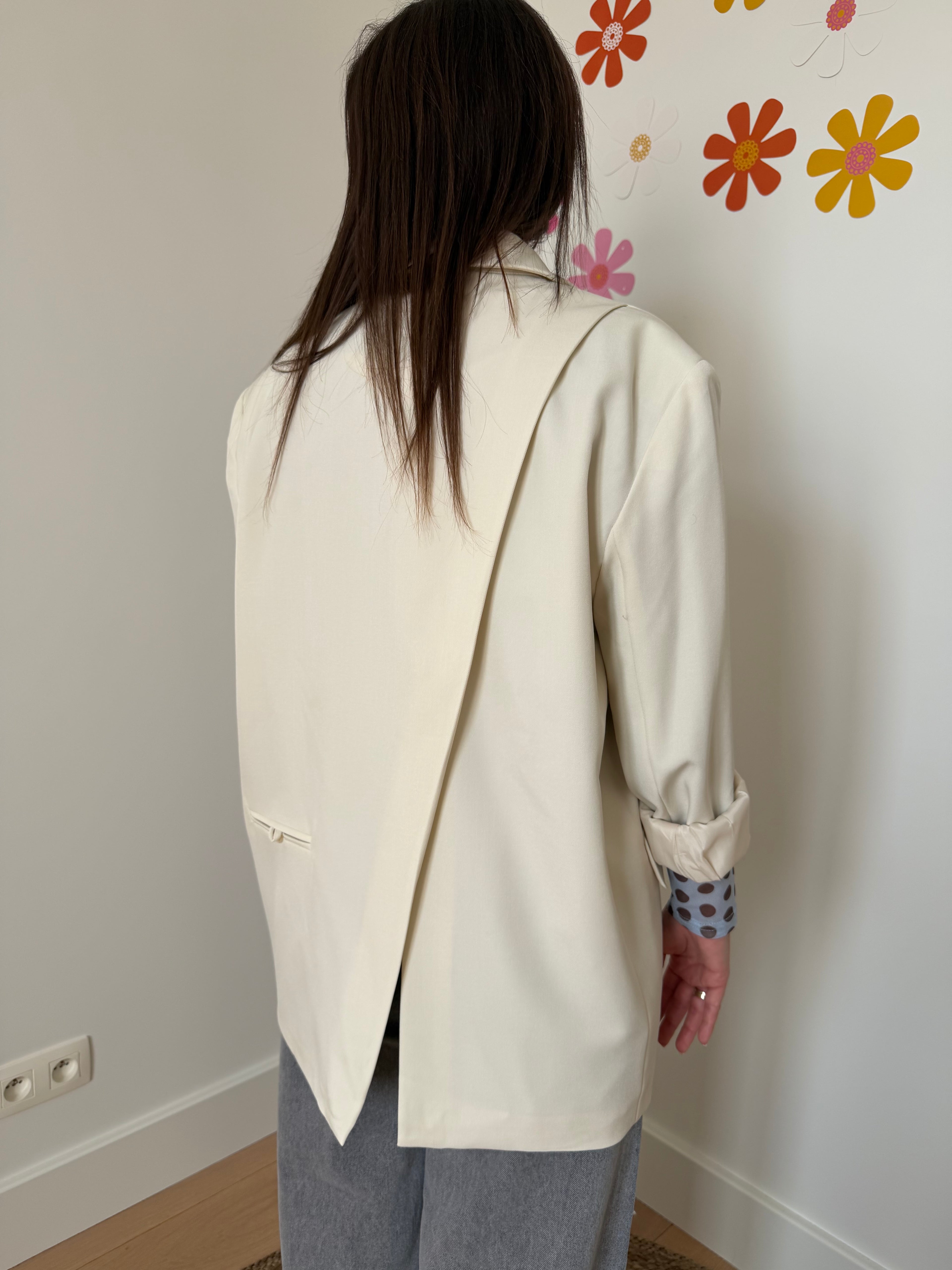 Ecru blazer - My Dressing