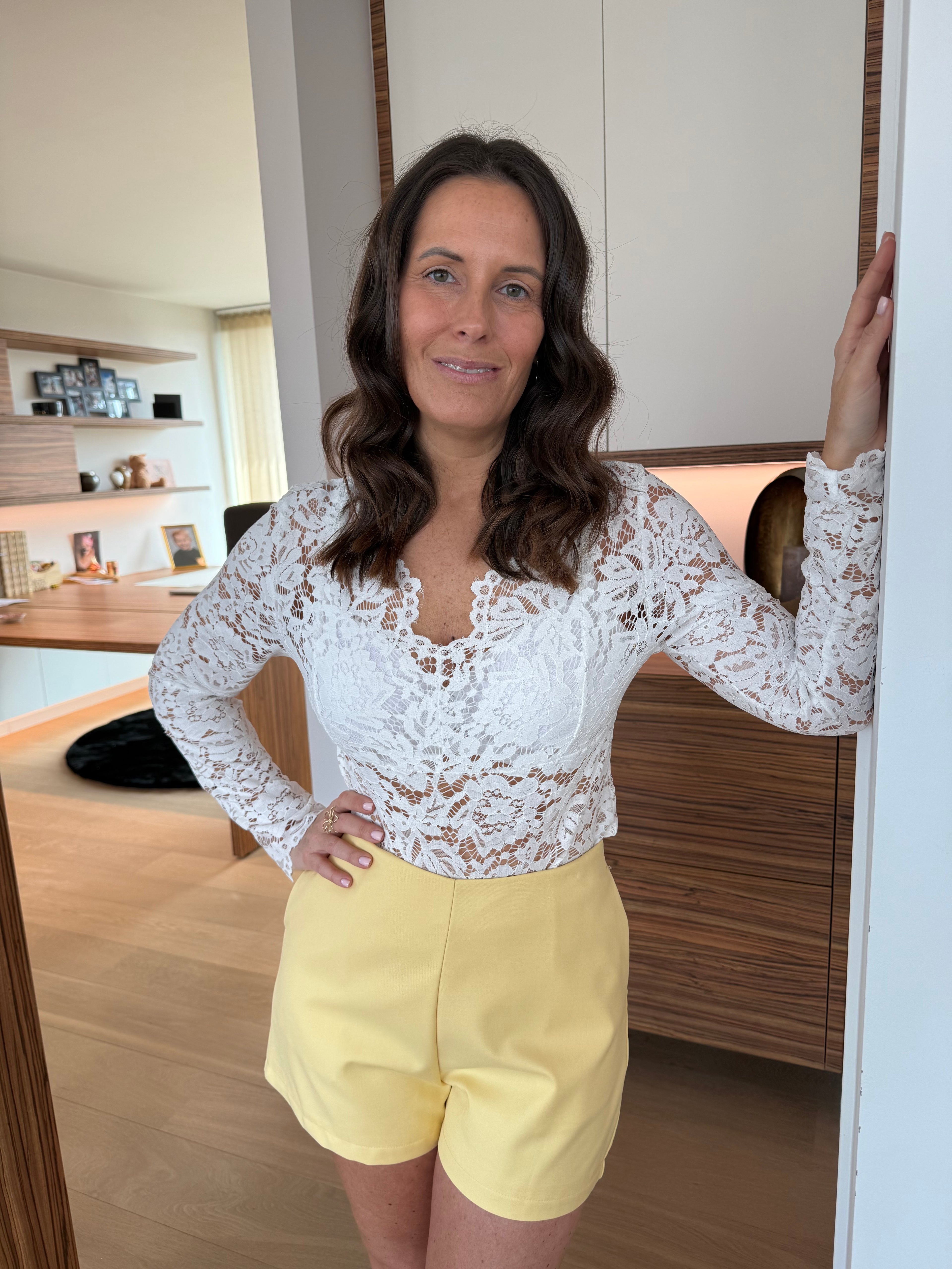 Sunny short yellow