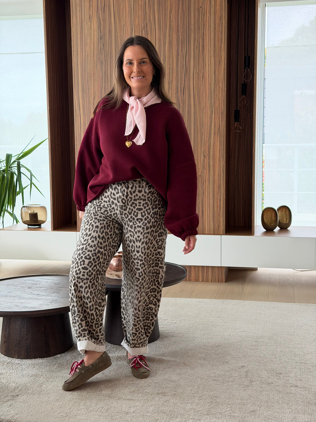 Sweater Bisou bordeaux