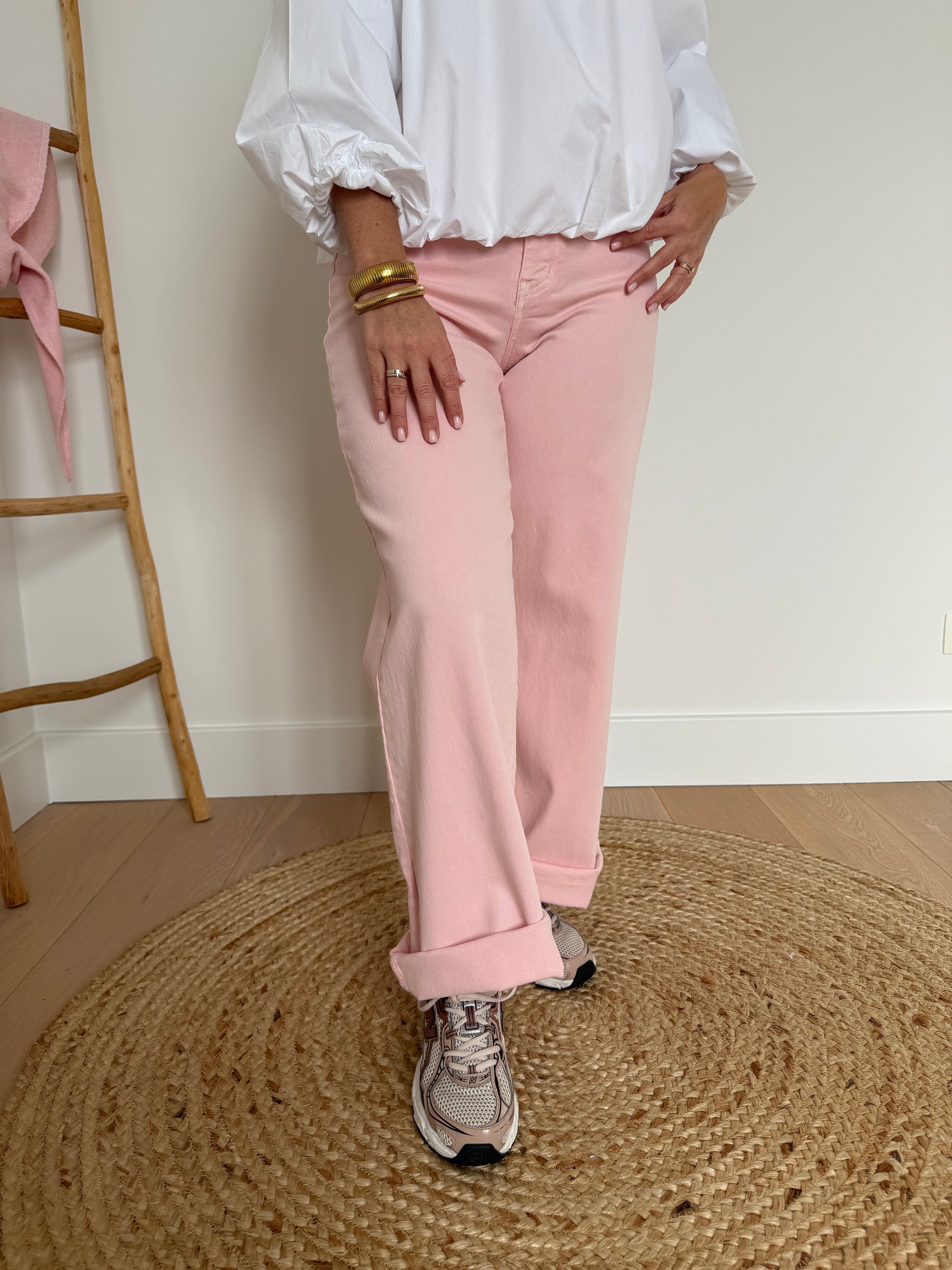 Roze jeansbroek - My Dressing