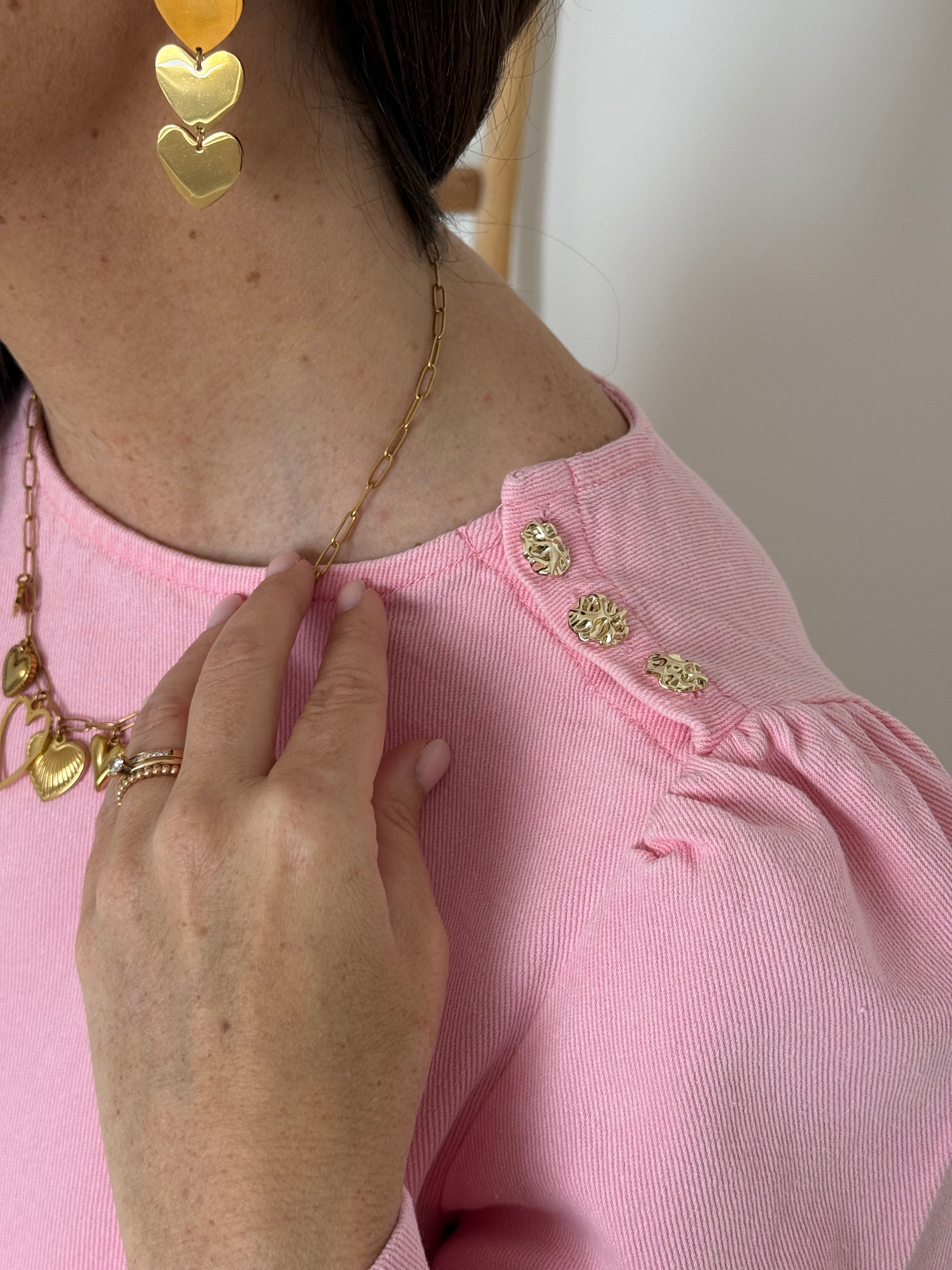 Roze denimjurk - My Dressing