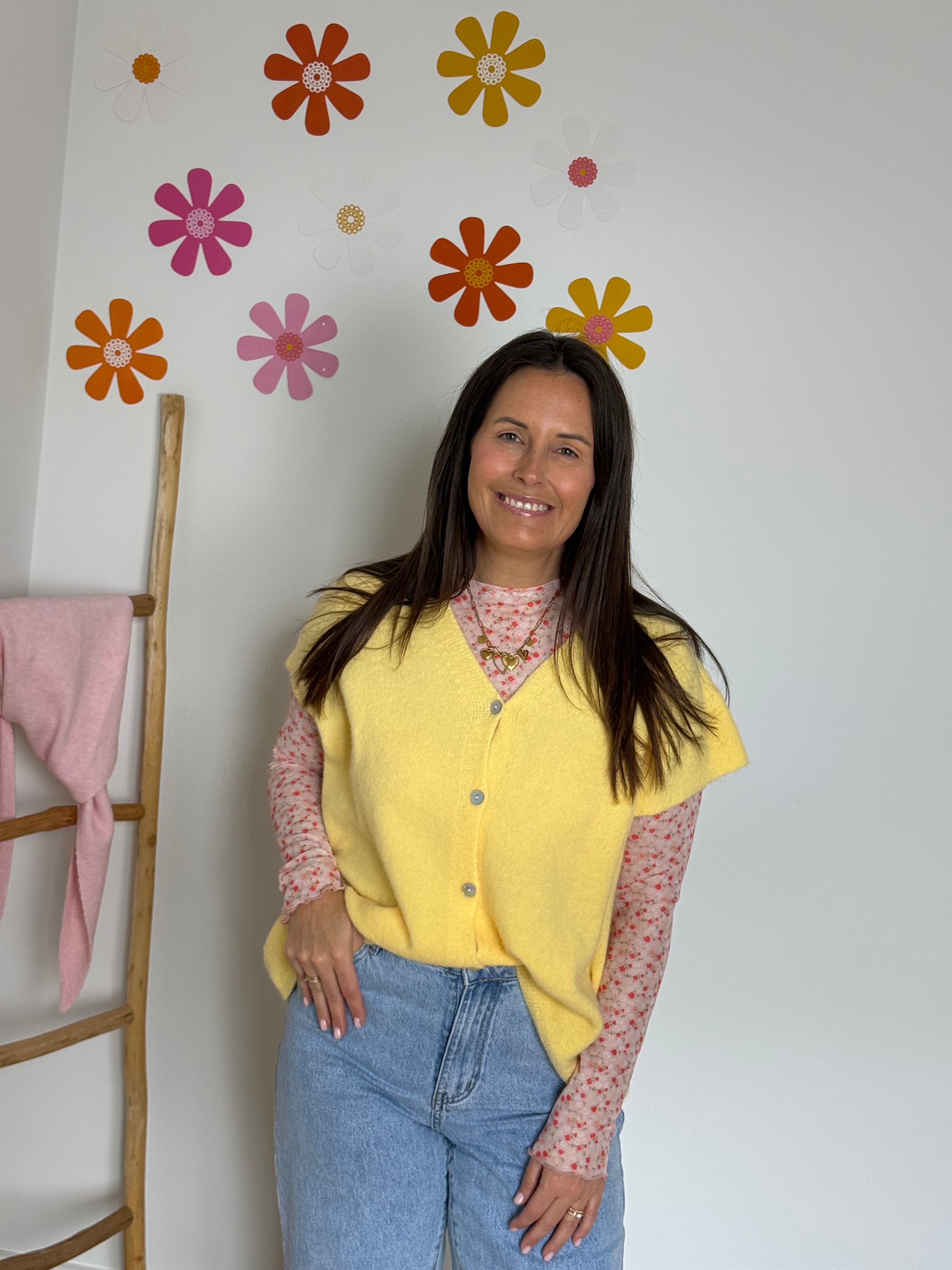 Longsleeve met roze bloemenprint - My Dressing