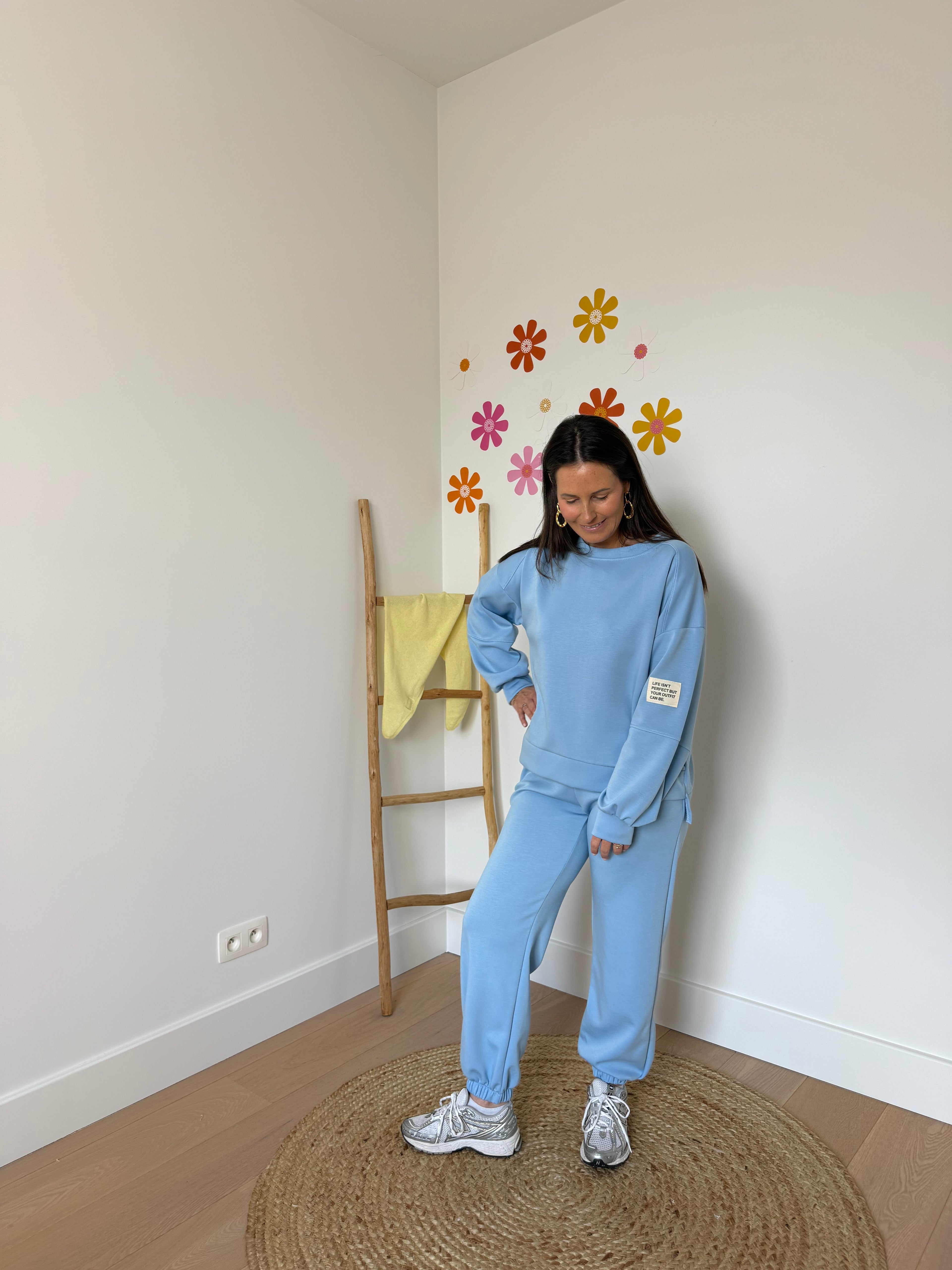 Babyblauwe jogging set - My Dressing