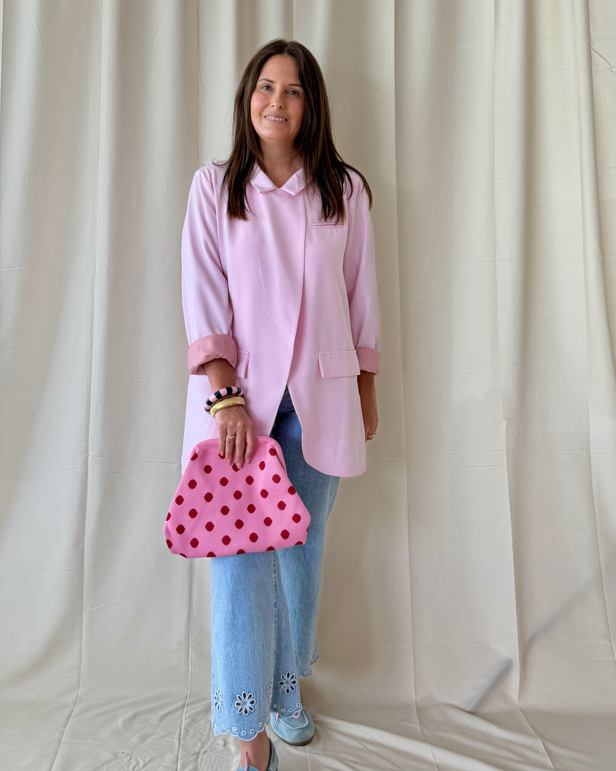 Effortles blazer roze