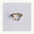 Statement ring dames – goudkleurige stainless steel ring maat 8 bij My Dressing