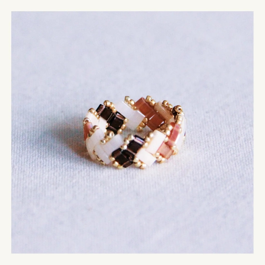 Tila bead ring Bazou