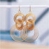 Twisted earrings Bazou