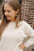 Heart knit beige Kilky