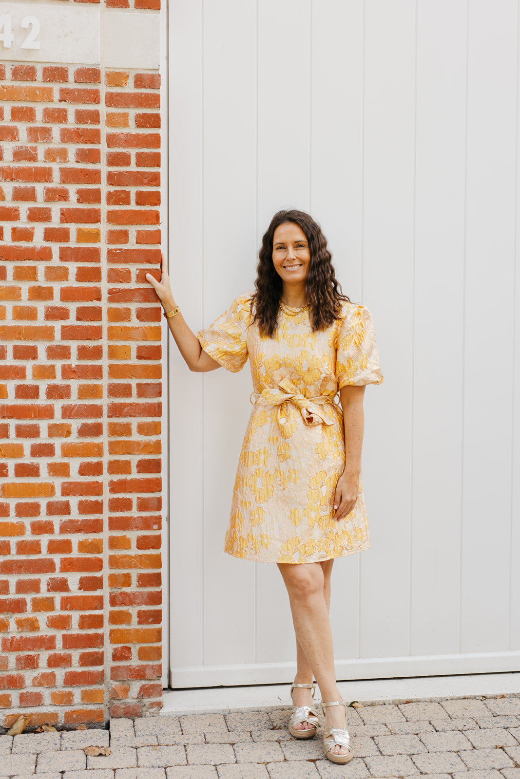 Golden Bloom dress