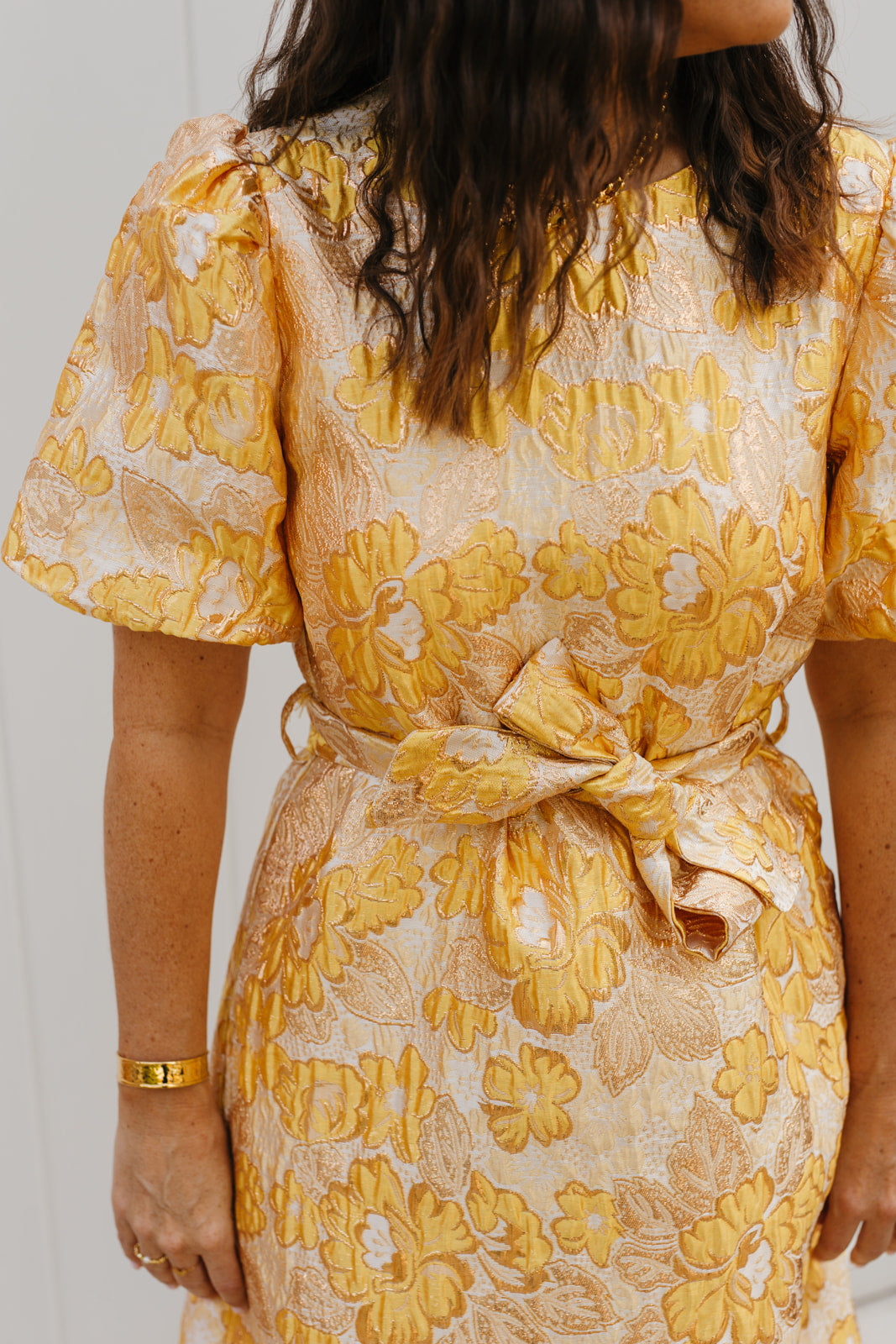Golden Bloom dress