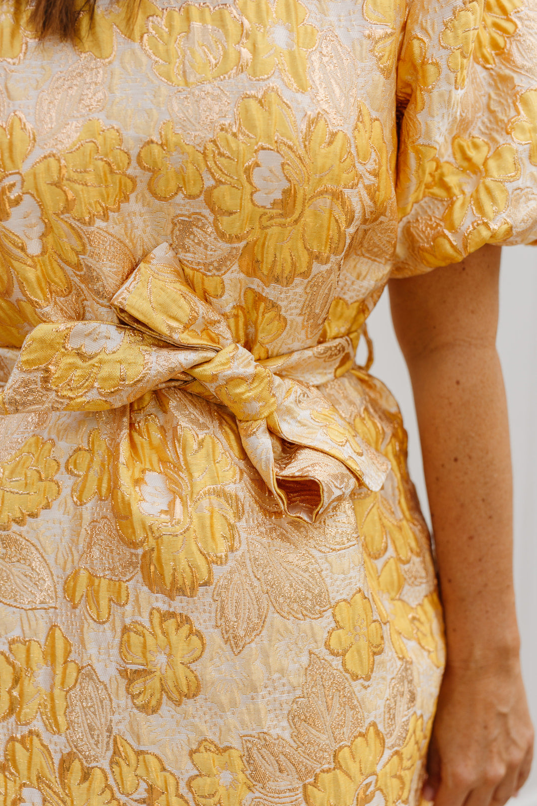 Golden Bloom dress