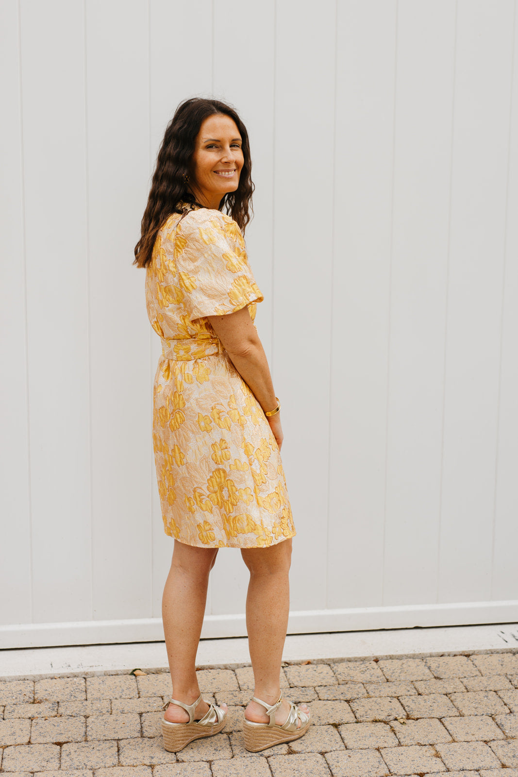 Golden Bloom dress