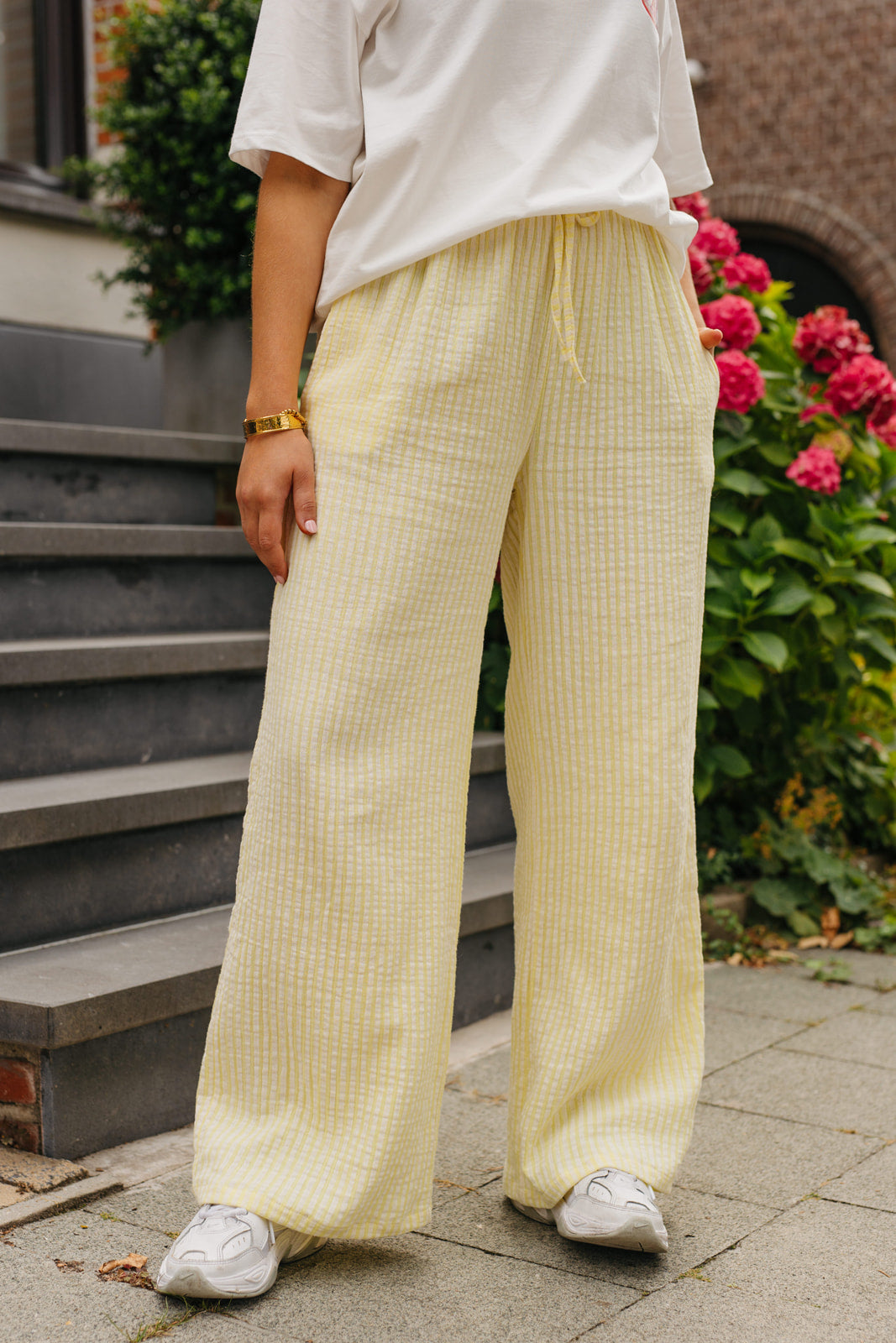 Lemon lines trouser