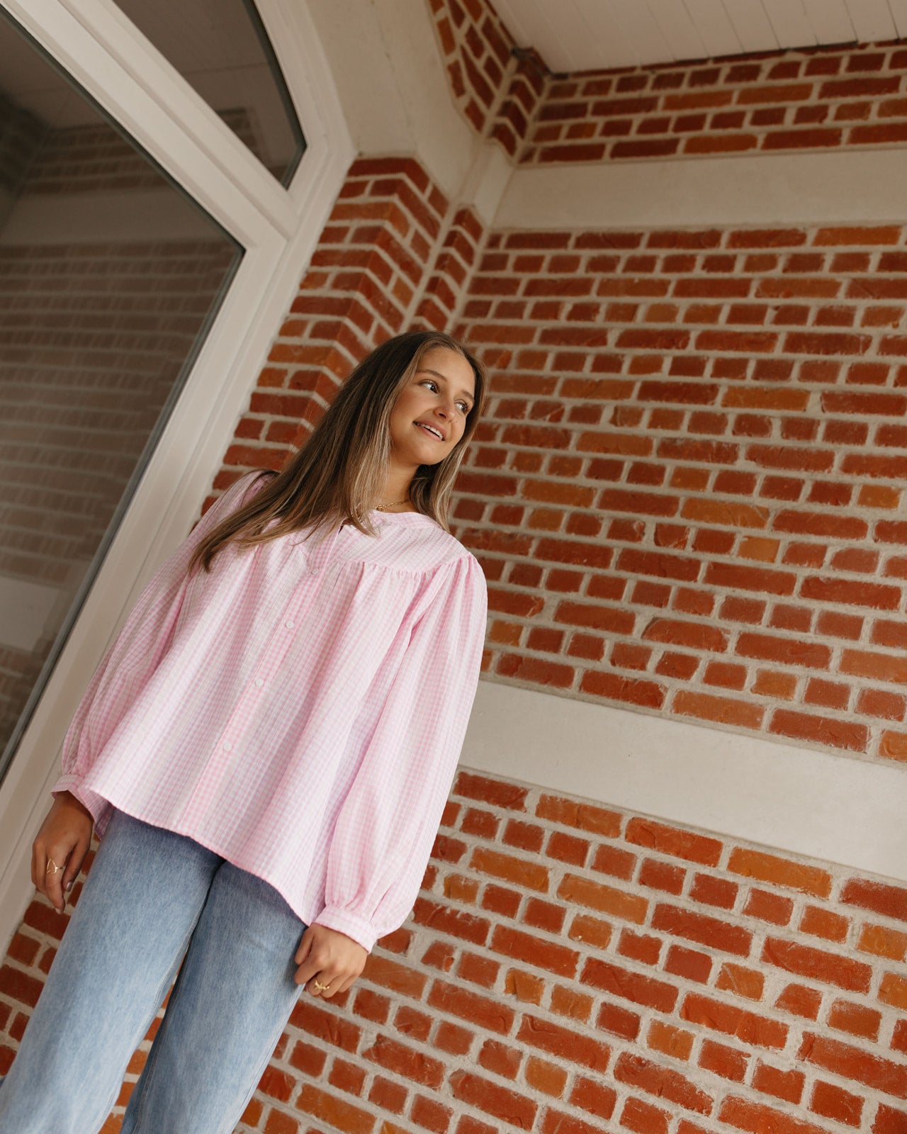 Pink glow blouse
