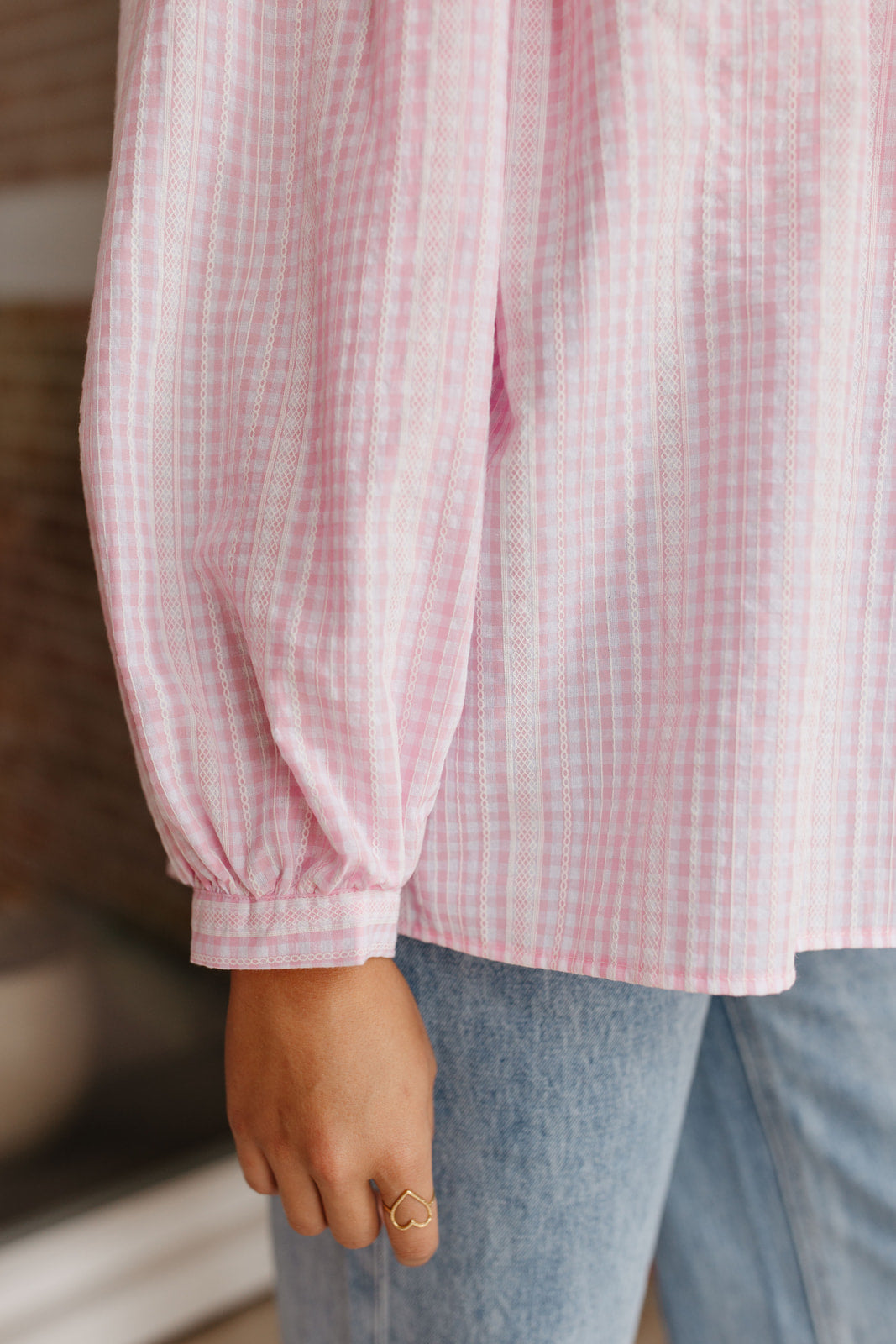 Pink glow blouse