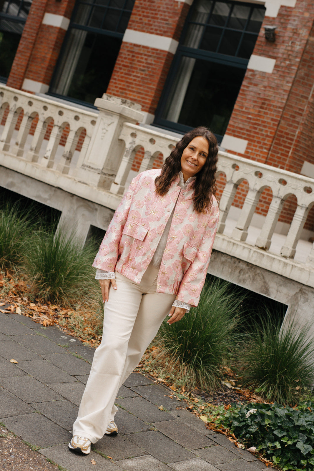 Blossom bomber – trendy bomberjack met elastische boord en comfortabele fit