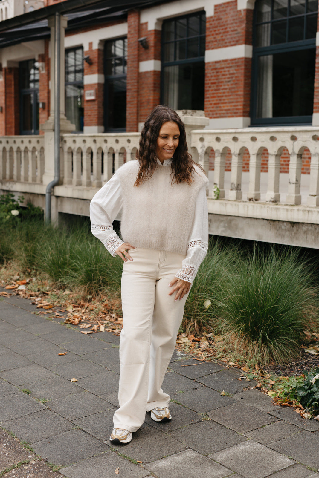 Beige debardeur