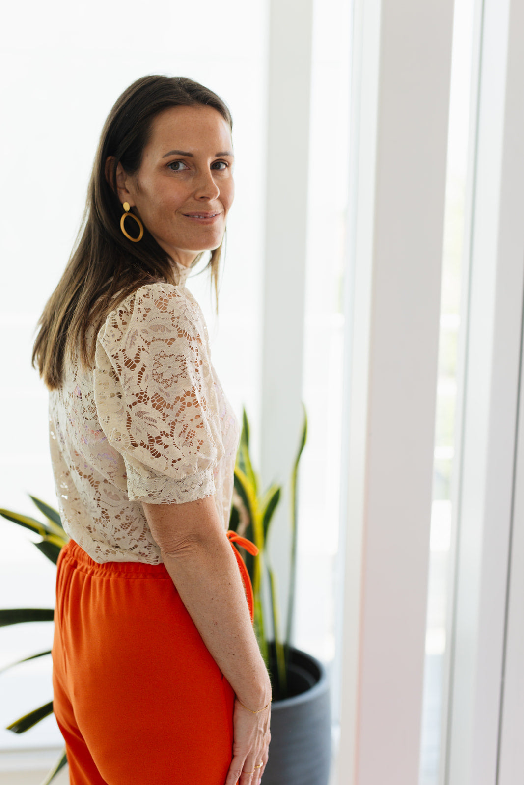 Mariella lace top