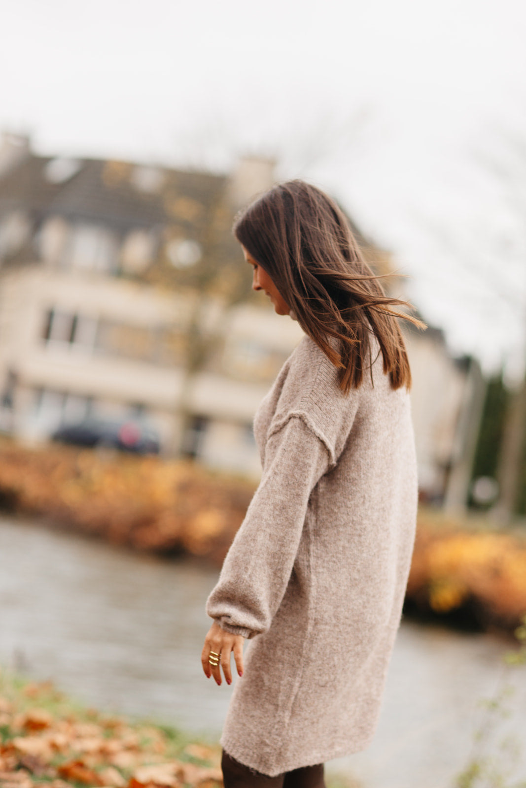 Zacht oversized wolkleedje zonder prik