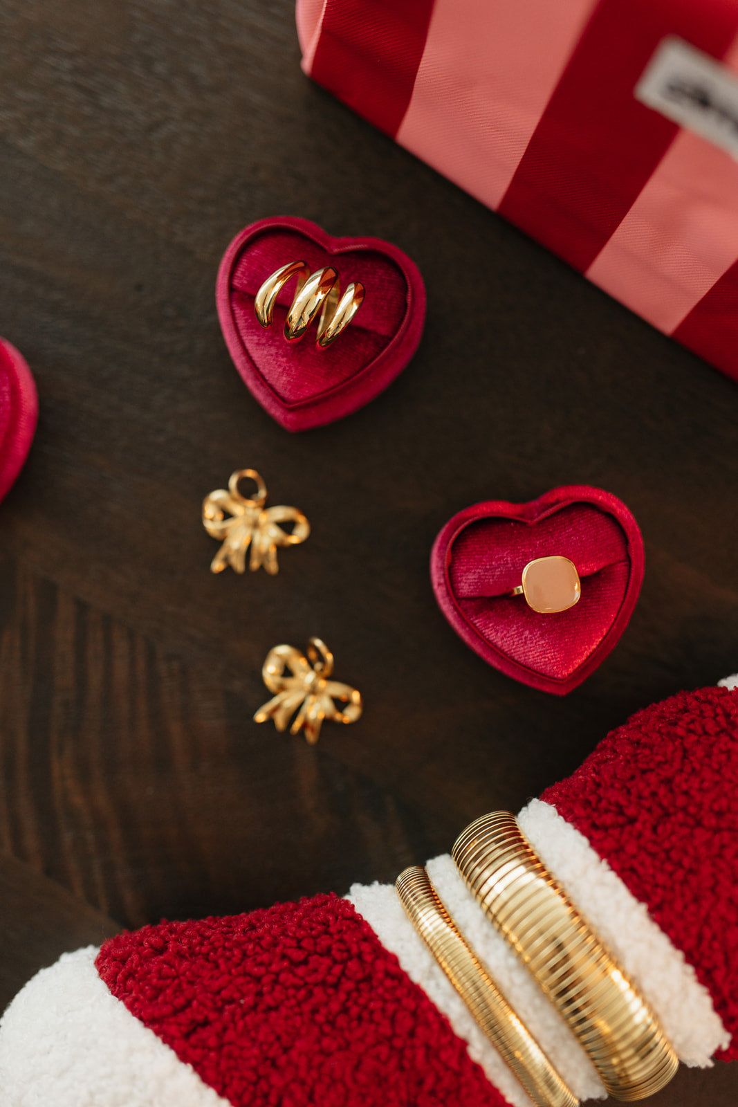 Klein sieradendoosje voor op reis – velvet uitvoering