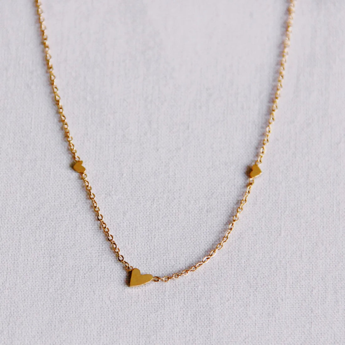 3 heart necklace
