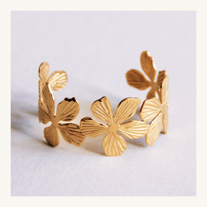 Bangle XL flower Bazou