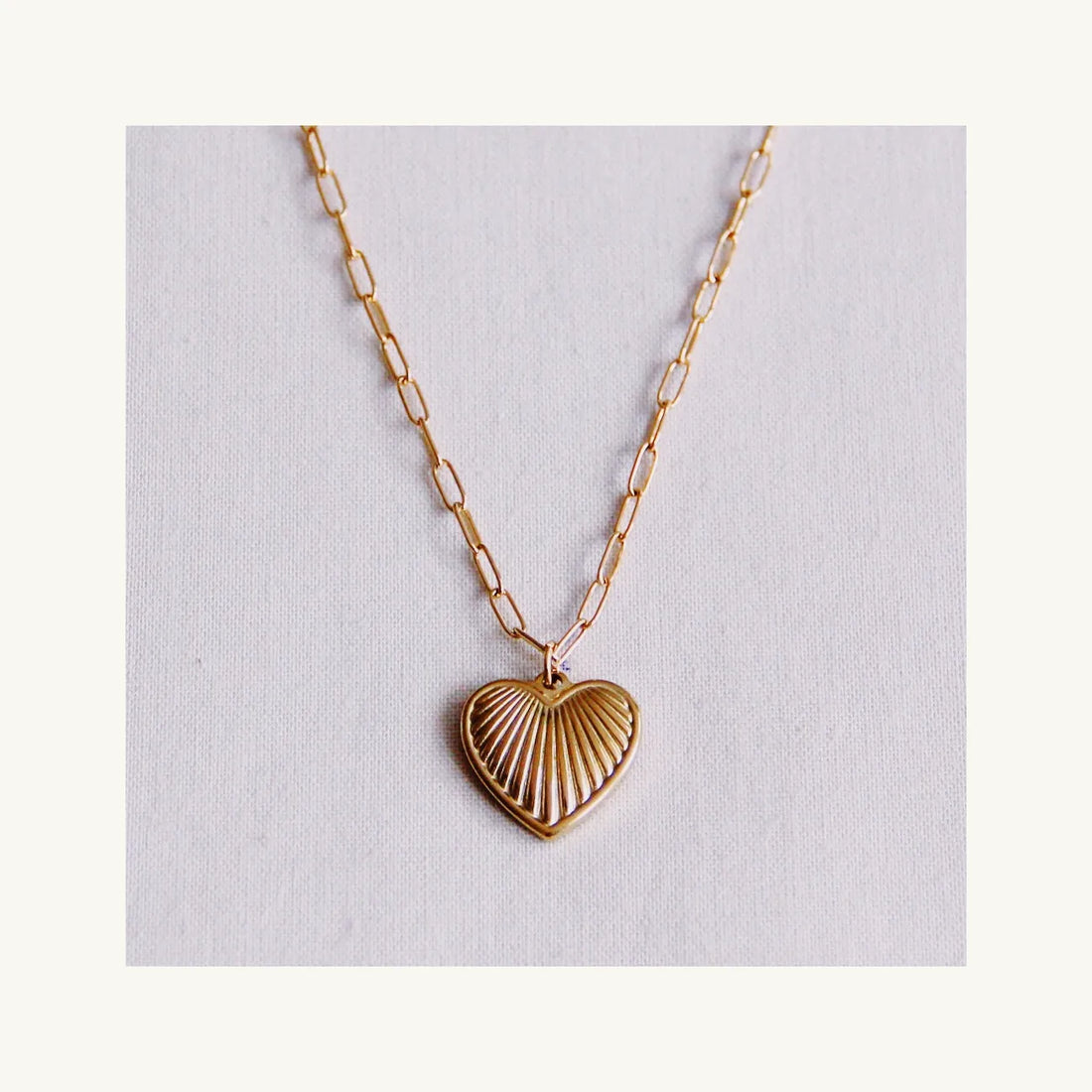 Big heart necklace