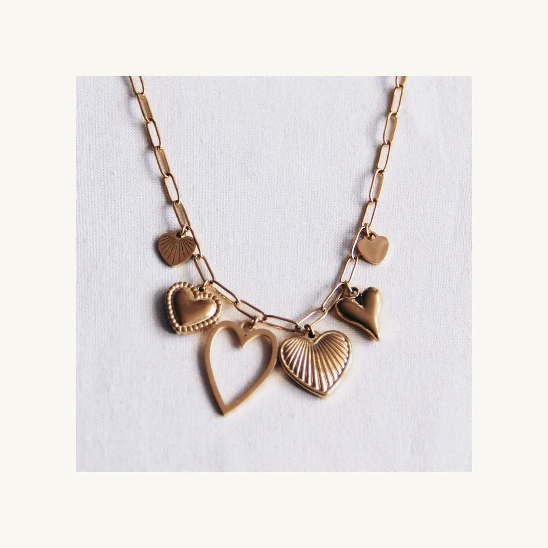 Charm heart necklace Bazou