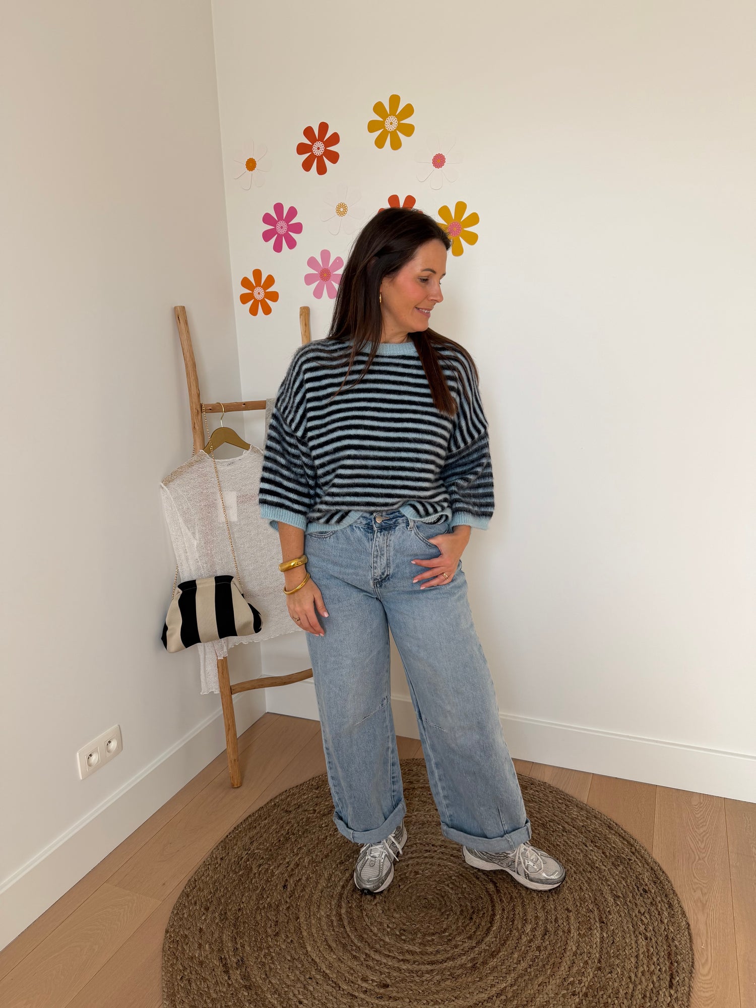 Blauwe knit - My Dressing 