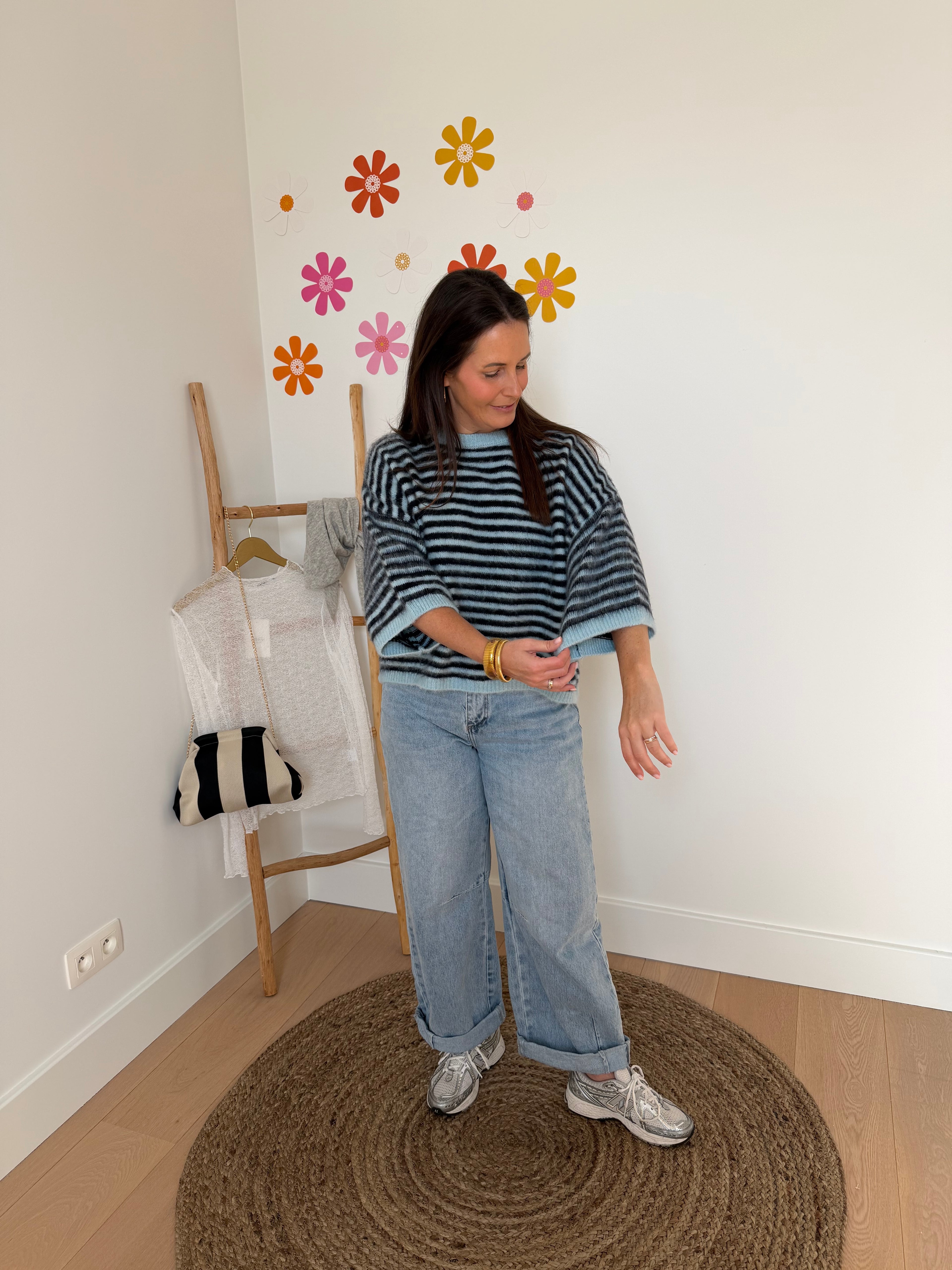 Blauwe knit - My Dressing 