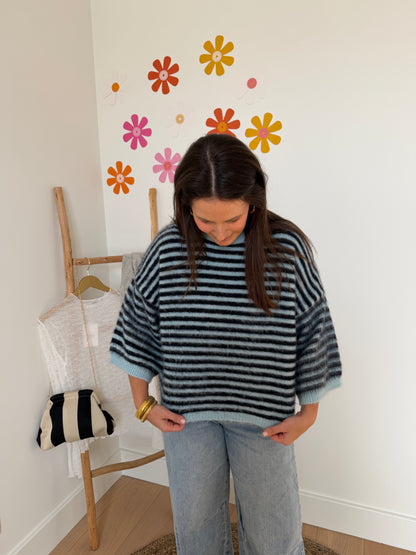 Blauwe knit - My Dressing 