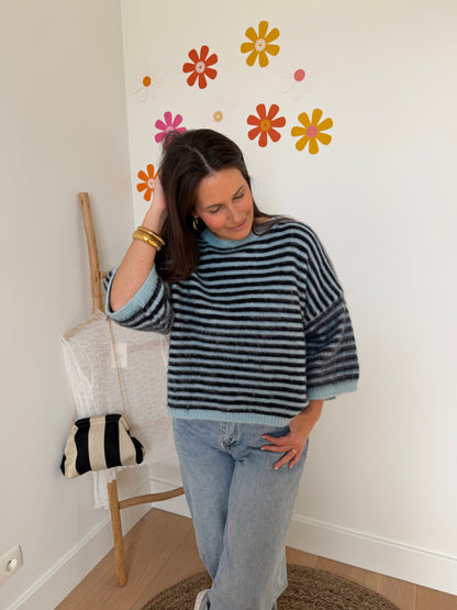 Blauwe knit - My Dressing 