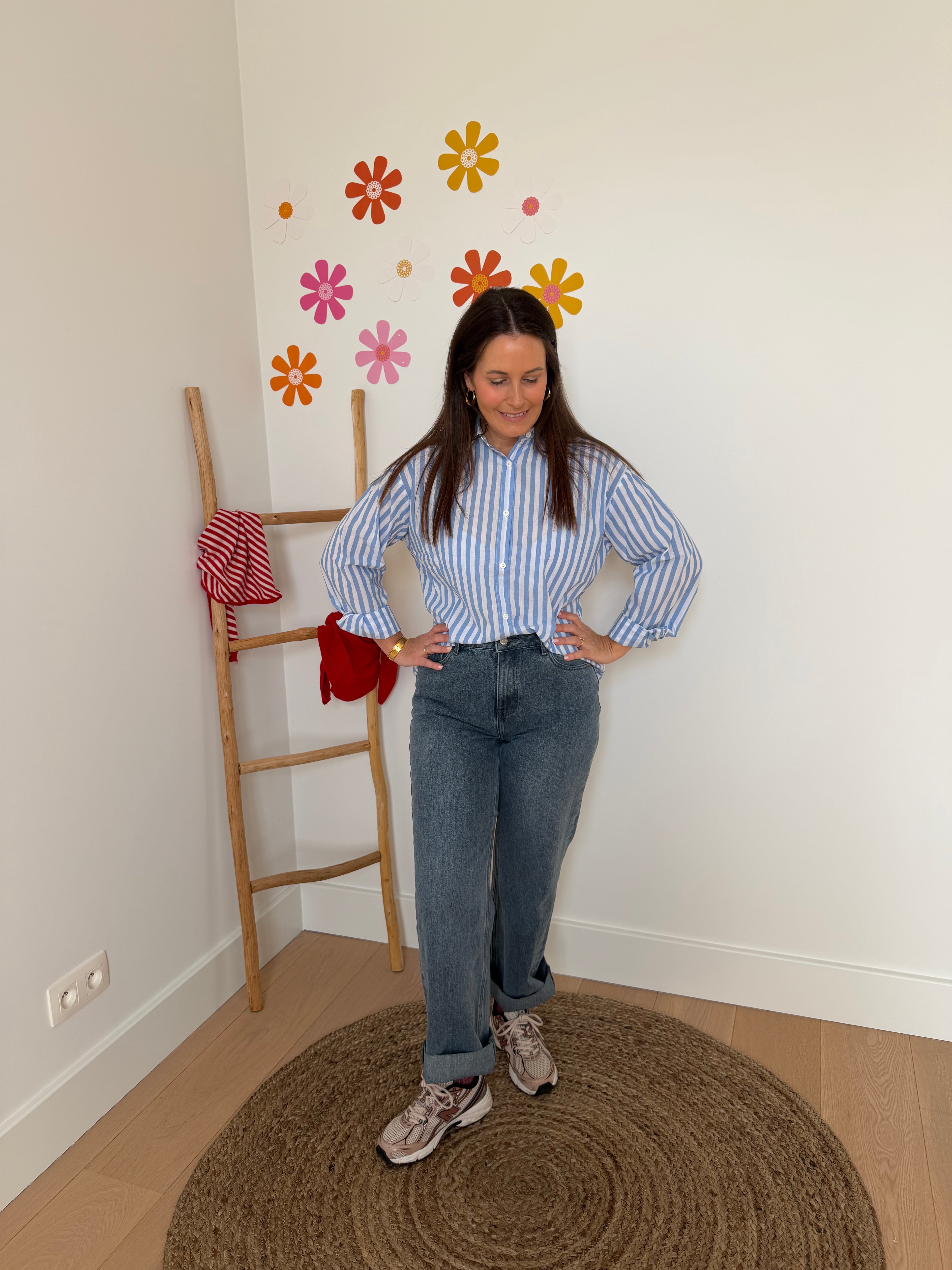 Blauw wit gestreepte blouse - My Dressing