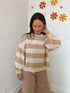 Ecru/beige gestreept shirt - My Dressing