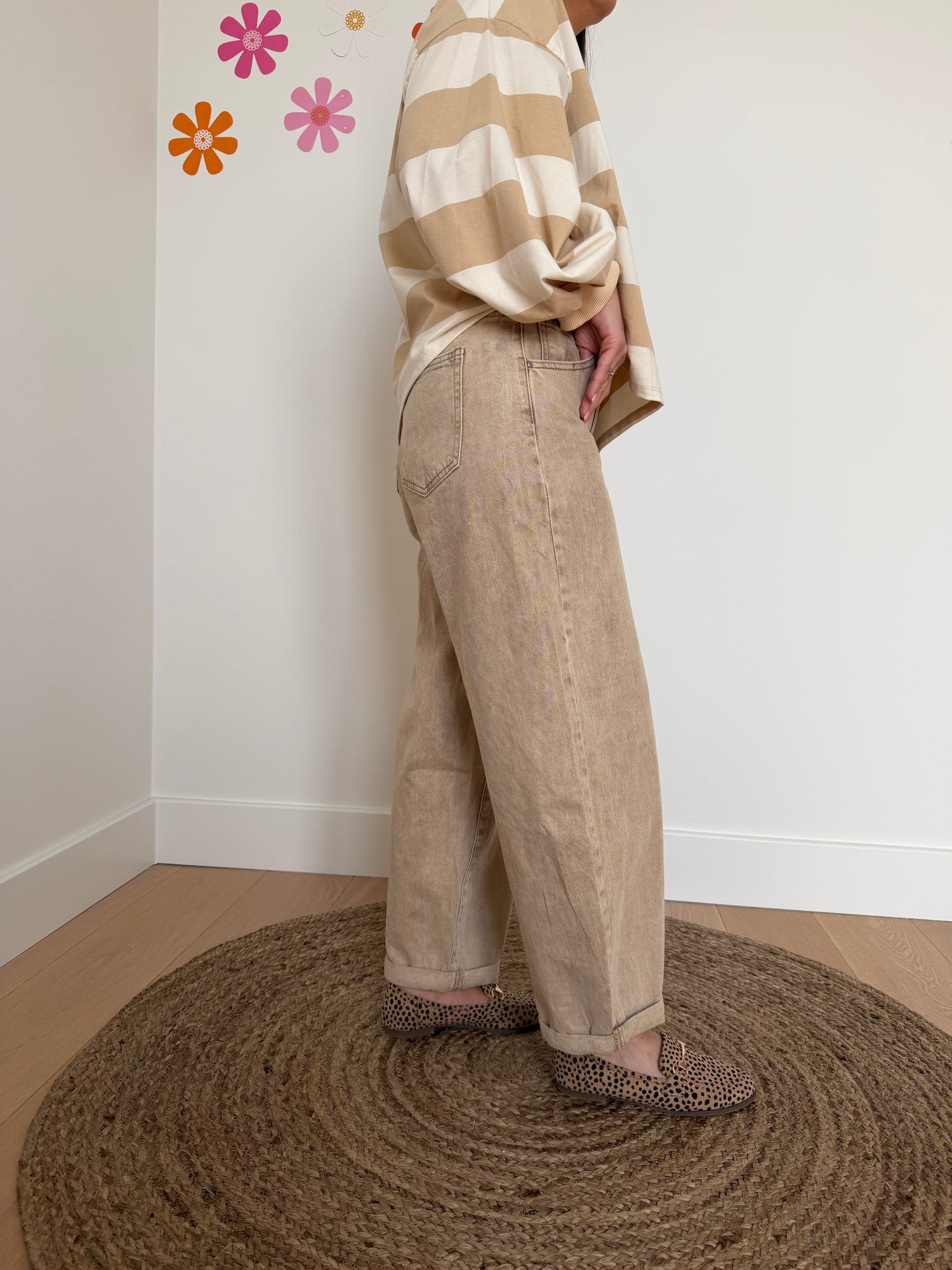 Ecru balloon jeans - My Dressing