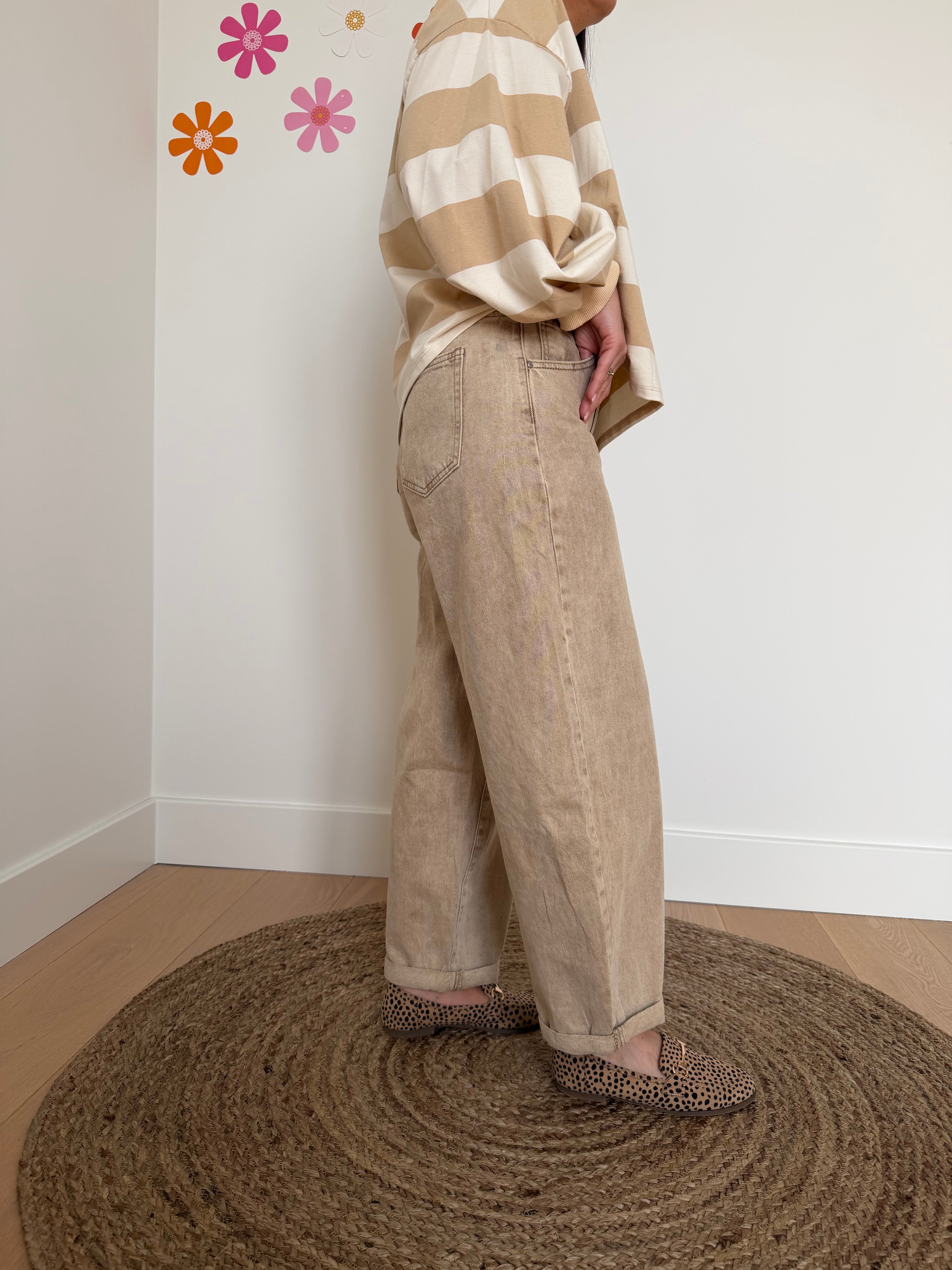 Ecru balloon jeans - My Dressing