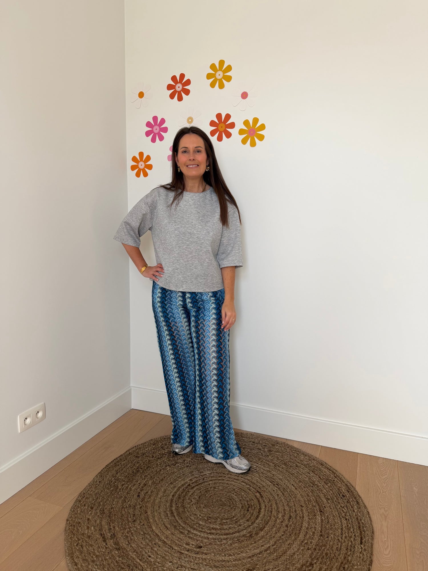 Grijze basic t-shirt - My Dressing