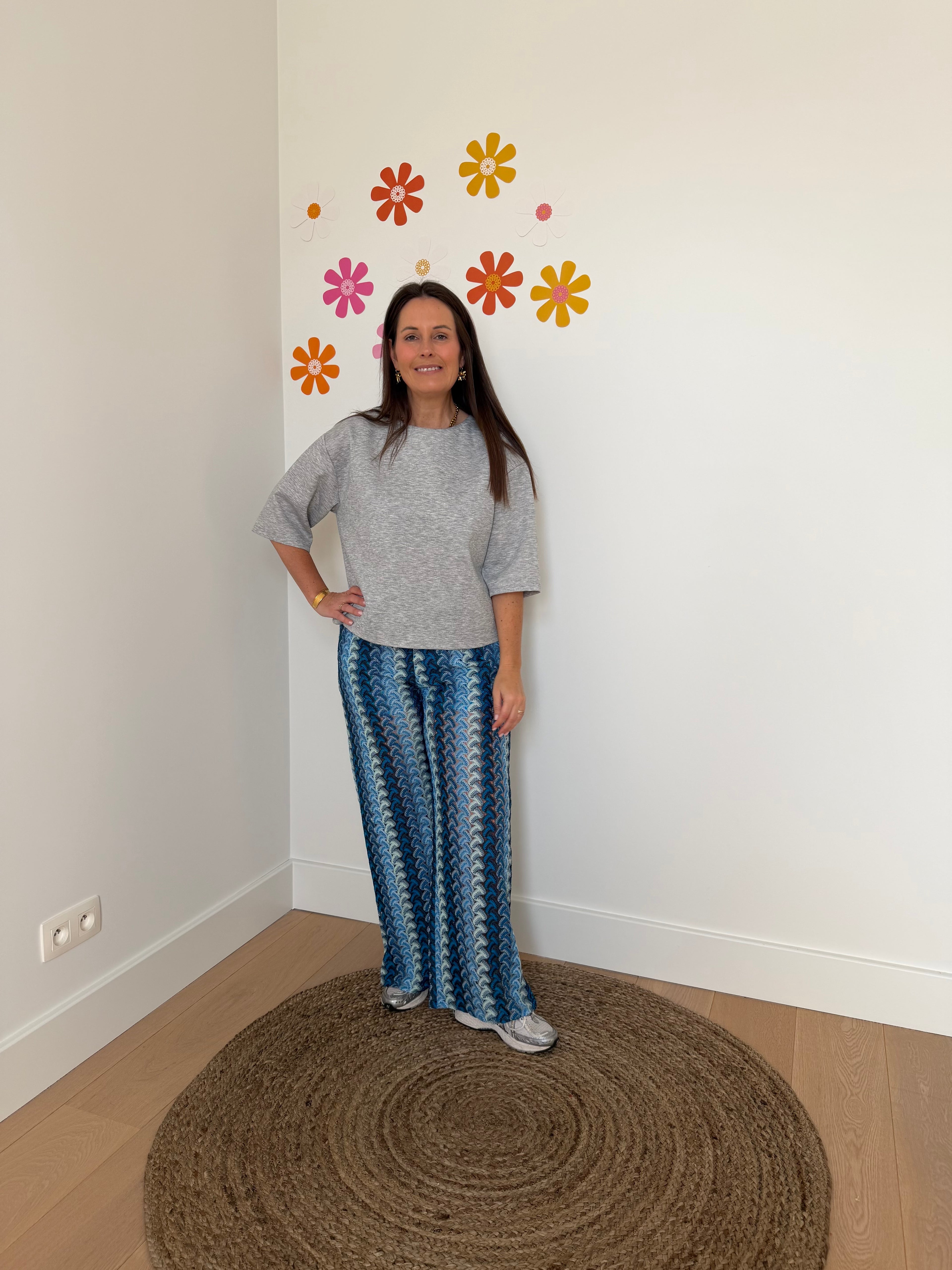 Grijze basic t-shirt - My Dressing