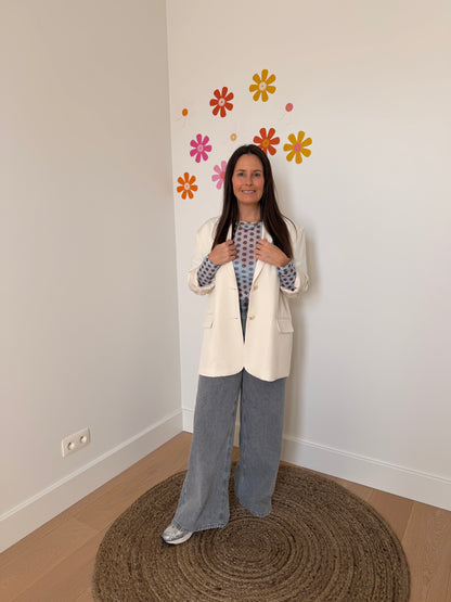 Ecru blazer - My Dressing