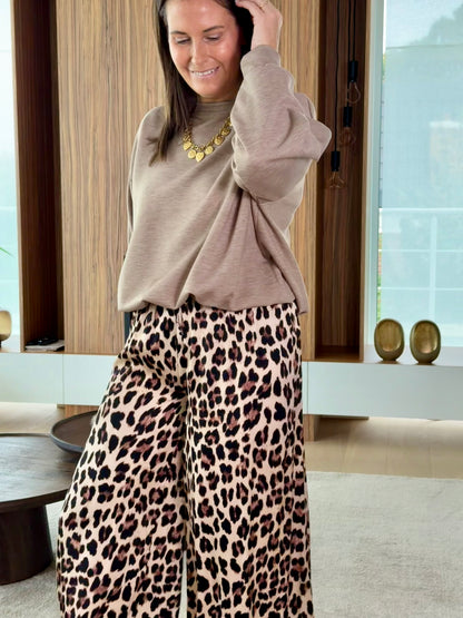 Frankie sweater taupe