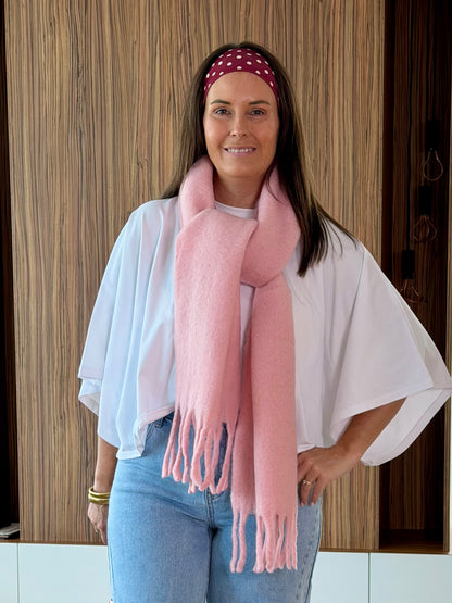 Sjaal roze
