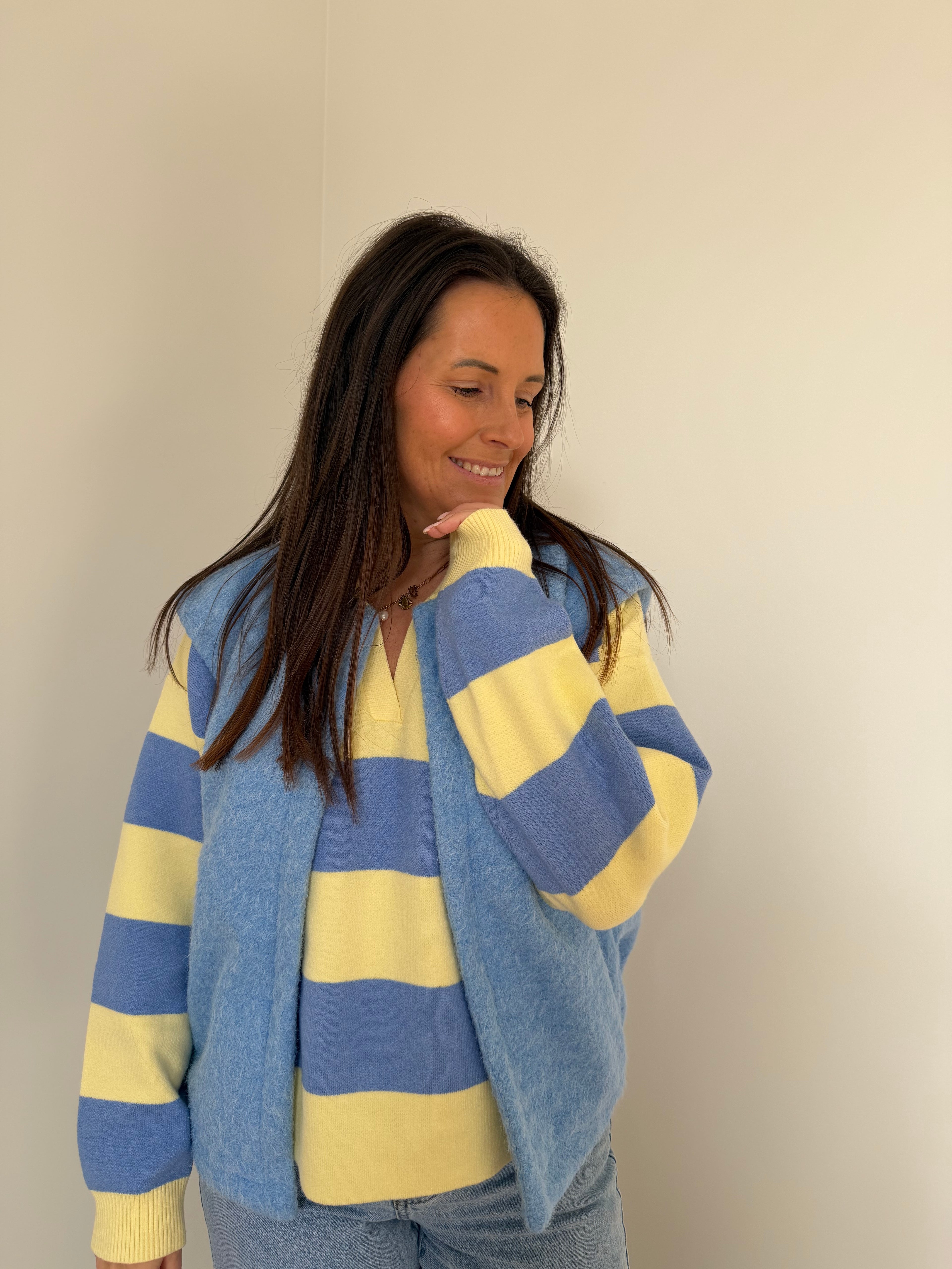 Gilet lichtblauw - My Dressing