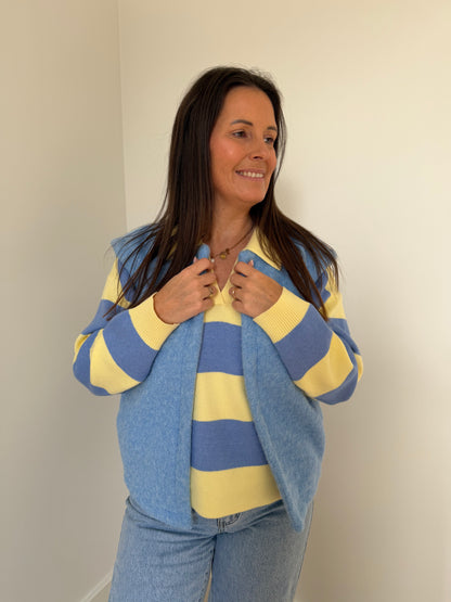 Gilet lichtblauw - My Dressing